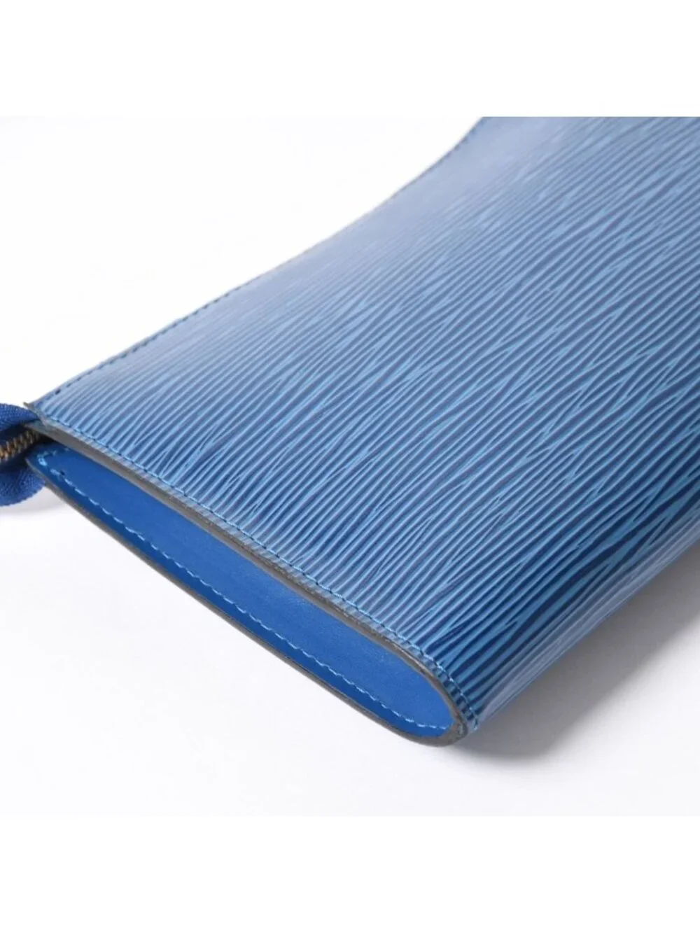 Louis Vuitton Pochette Accessoires Bag Epi Leather Blue